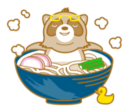 lovely raccon dog sticker #2786778