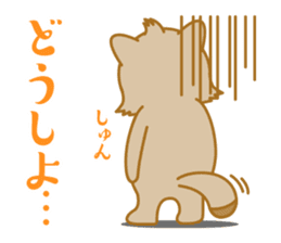 lovely raccon dog sticker #2786780