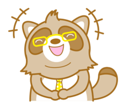 lovely raccon dog sticker #2786789