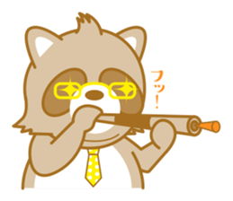 lovely raccon dog sticker #2786806