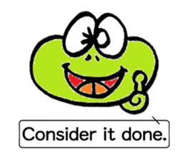 Frog's and rabbit's sticker #2787478