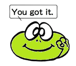 Frog's and rabbit's sticker #2787479