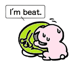 Frog's and rabbit's sticker #2787486