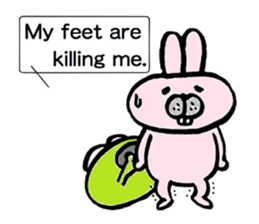 Frog's and rabbit's sticker #2787488