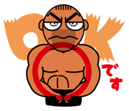 Muscular man Sticker 99box sticker #2787737