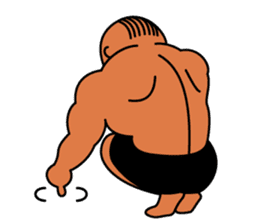 Muscular man Sticker 99box sticker #2787743