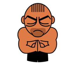 Muscular man Sticker 99box sticker #2787744