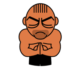 Muscular man Sticker 99box sticker #2787744