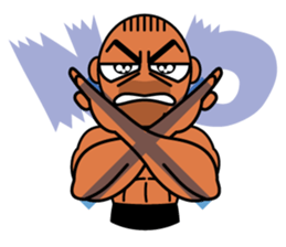 Muscular man Sticker 99box sticker #2787746