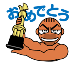 Muscular man Sticker 99box sticker #2787756