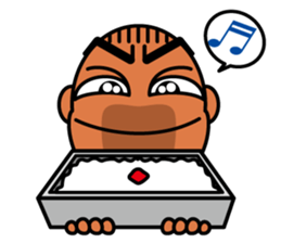 Muscular man Sticker 99box sticker #2787761