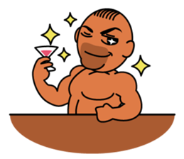Muscular man Sticker 99box sticker #2787762