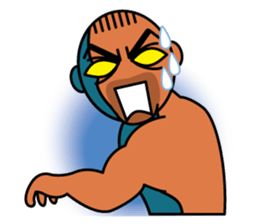 Muscular man Sticker 99box sticker #2787763