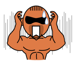 Muscular man Sticker 99box sticker #2787766