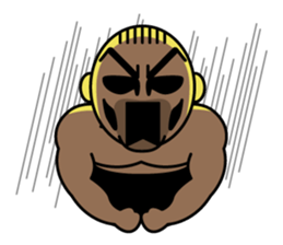Muscular man Sticker 99box sticker #2787770