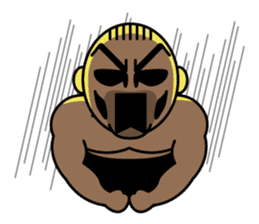 Muscular man Sticker 99box sticker #2787770