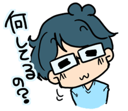 Yome-chan and Otto-kun of stickers sticker #2789693