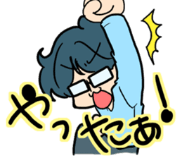 Yome-chan and Otto-kun of stickers sticker #2789713
