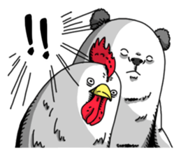 Humanoid animal2 New Year's card sticker #2789956