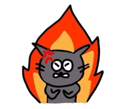 Stickers of Cute Cat (English ver.) sticker #2790134