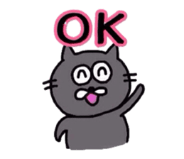 Stickers of Cute Cat (English ver.) sticker #2790145