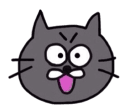 Stickers of Cute Cat (English ver.) sticker #2790150