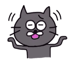 Stickers of Cute Cat (English ver.) sticker #2790155