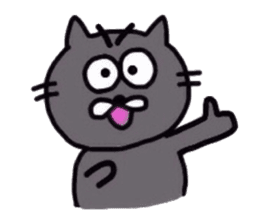 Stickers of Cute Cat (English ver.) sticker #2790164