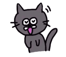 Stickers of Cute Cat (English ver.) sticker #2790166