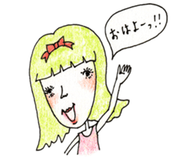 Tsundere maiden sticker #2790186