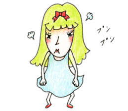 Tsundere maiden sticker #2790203