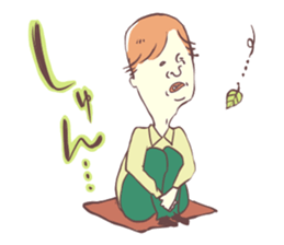 Hero and cactus. sticker #2790859