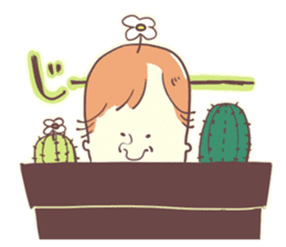 Hero and cactus. sticker #2790863