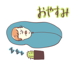 Hero and cactus. sticker #2790878