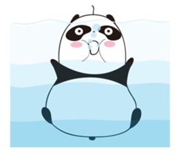 sticker cute pop of Panda Man sticker #2791079