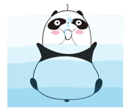 sticker cute pop of Panda Man sticker #2791079