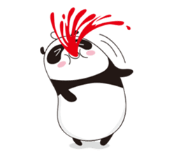 sticker cute pop of Panda Man sticker #2791082