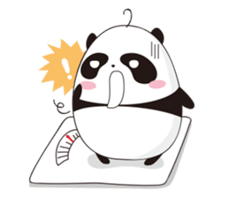 sticker cute pop of Panda Man sticker #2791083