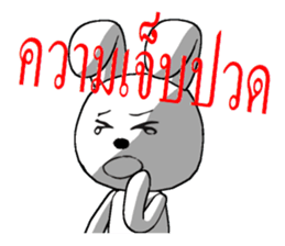 20th edition white rabbit expressive sticker #2792055