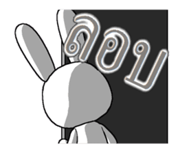20th edition white rabbit expressive sticker #2792056