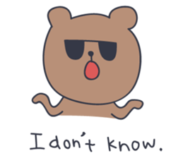 HANDSOME BEAR sticker #2792757