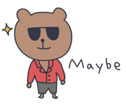 HANDSOME BEAR sticker #2792767