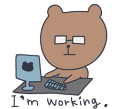 HANDSOME BEAR sticker #2792772