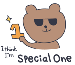 HANDSOME BEAR sticker #2792786