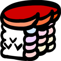 Sushi Sushi stamp sticker #2792840