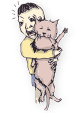 Naughty child and  salaried worker sticker #2793235