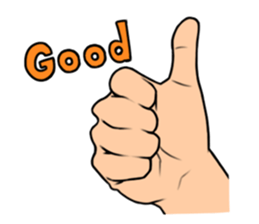 expressive hand sticker #2793631