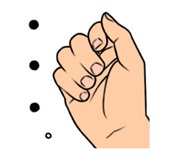 expressive hand sticker #2793648