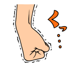 expressive hand sticker #2793652