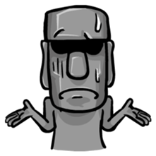 MR.Moai 2 [by Shin] sticker #2793764